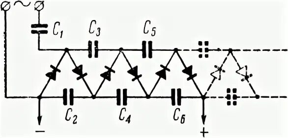 Умножитель напряжения схема. Умножитель напряжения ун9/27-1.3. Умножитель напряжения на конденсаторах схема. Умножитель напряжения на диодах и конденсаторах.