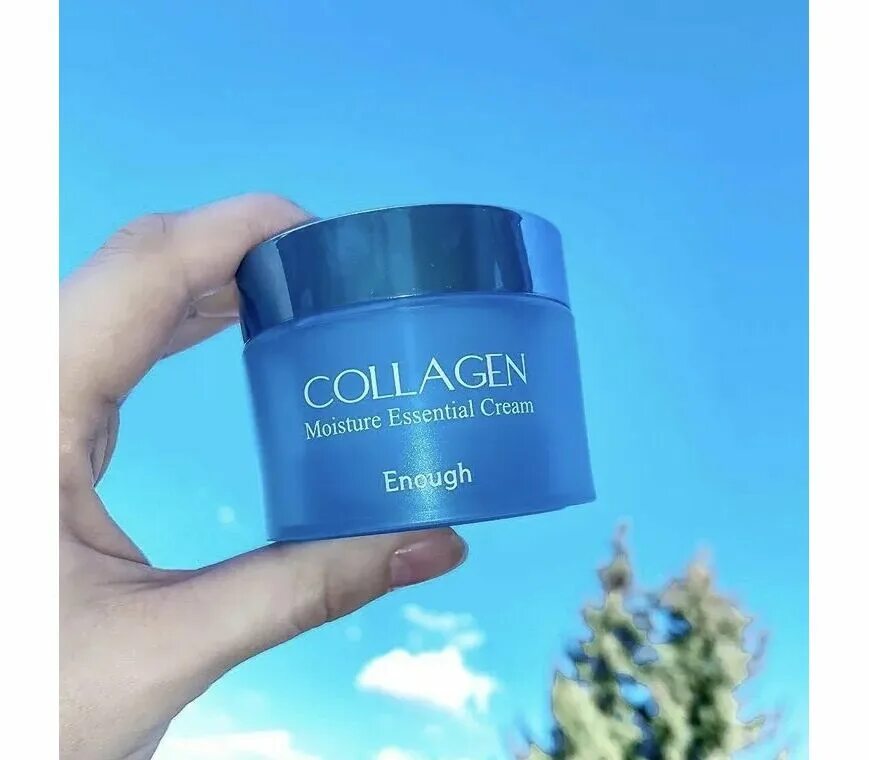 Какие крема с коллагеном лучше. Крем Collagen Moisture Essential Cream. Enough увлажняющий крем с коллагеном Collagen Cream 50мл. Крем для лица «enough» Collagen Moisture Cream, 50 мл. Крем увлажняющий с коллагеном - Сollagen Moisture Essential Cream.