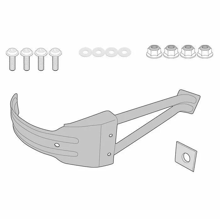 Rm3114kit GIVI. GIVI rm7413kit. GIVI rm6412kit. Кронштейн крыла GIVI m2139kit. 5 650 15