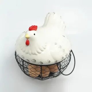 Корзинка для яиц курица