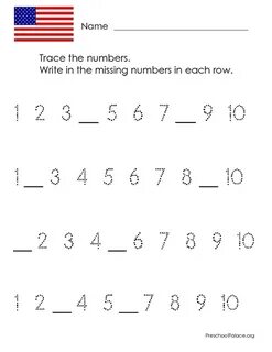 Write the missing number
