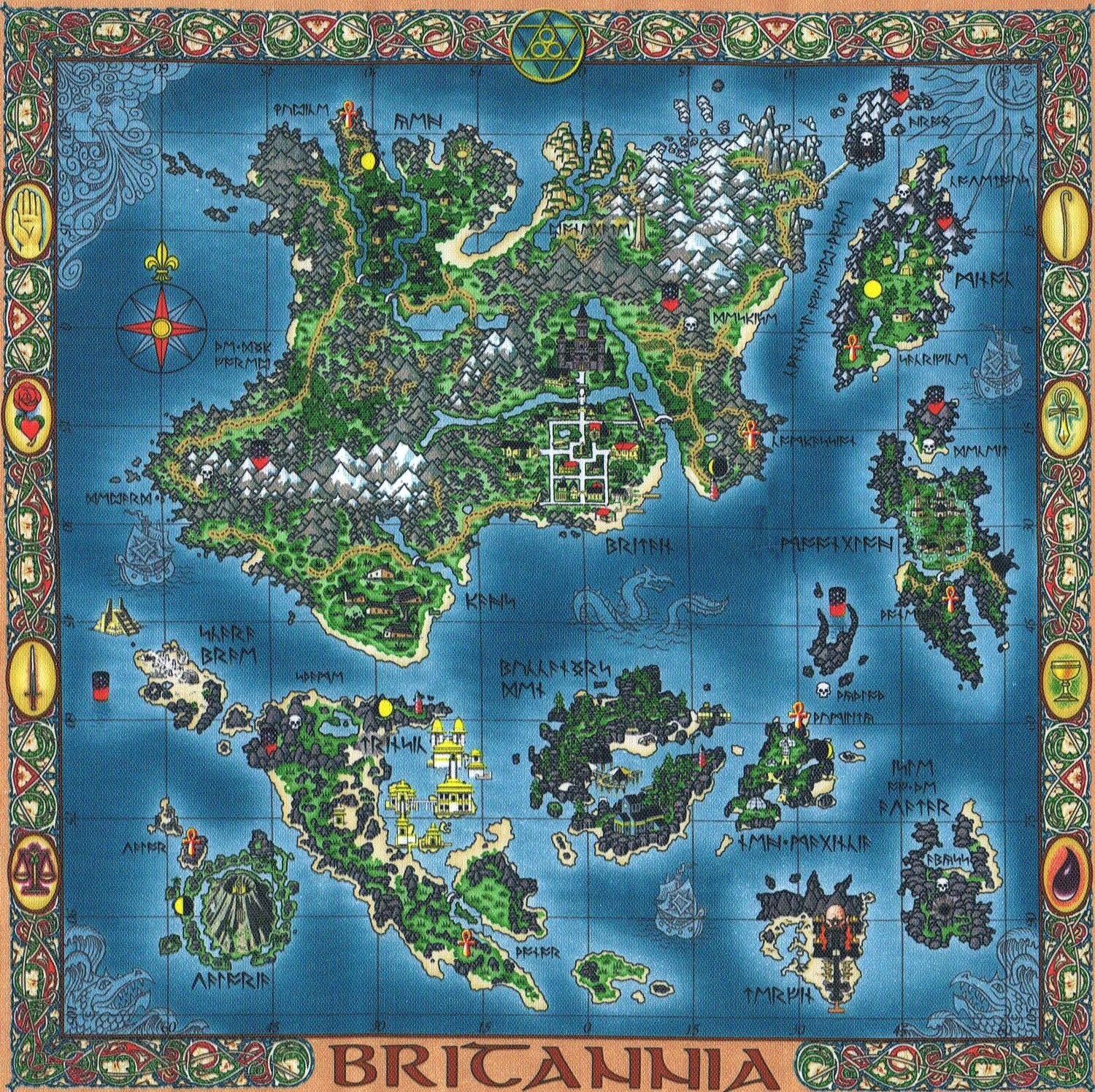 Карта игры. Ultima online карта мира. Полная карта мира готики. Gothic 1 карта мира. Gothic 4 карта мира.