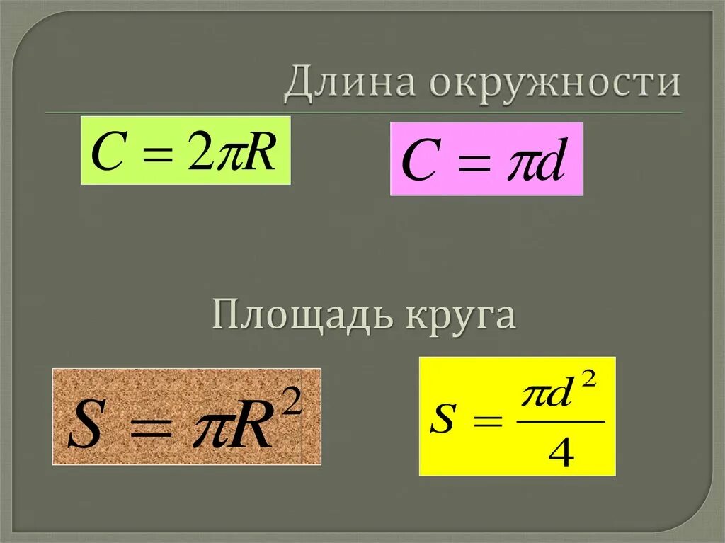 Формула нахождения c