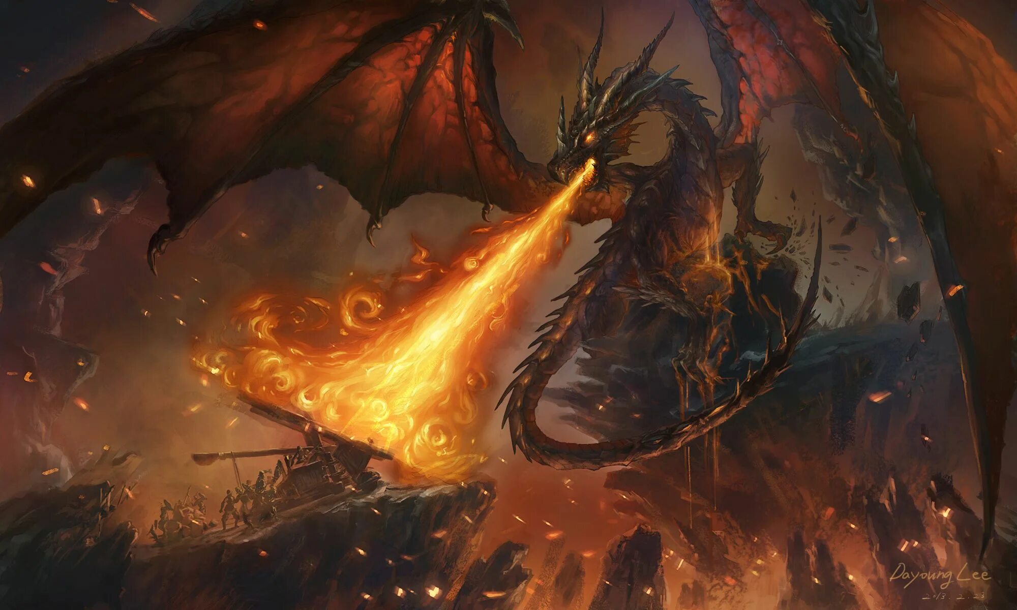 Огненный дракон Гондолина. Рюдзин дракон. Дракон в огне. Пламя дракона. Дракон темного пламени