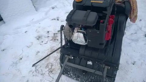 Легкий газ на мотобуксировщике как сделать