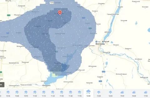 Осадки в волгограде в реальном времени