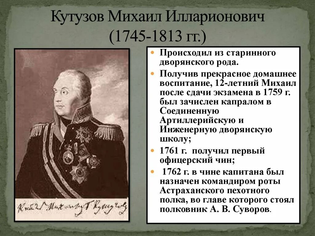 Кутузов при александре 1. 1745-1813 кутузов. михаил кутузов (1745–1813). м. и. кутузов (1745-1813). михаил илларионович кутузов (1745 – 1813 гг.).