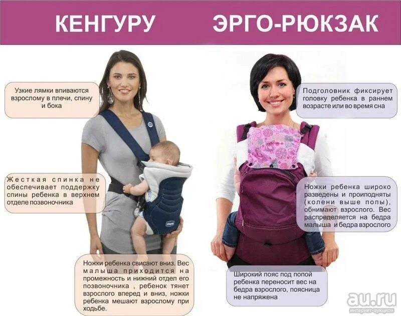 Как носить ребенка в месяц