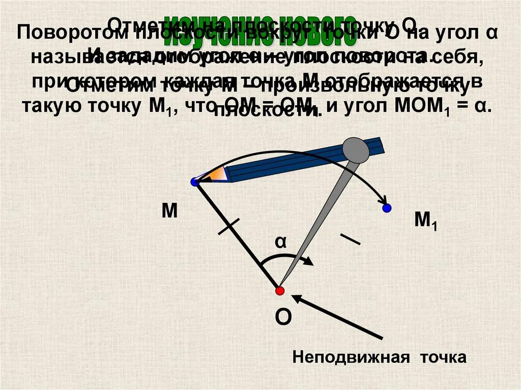 Поворот вокруг точки на заданный угол. Поворот плоскости. Параллельный перенос и поворот. Движение поворот параллельный перенос. Поворот геометрия.