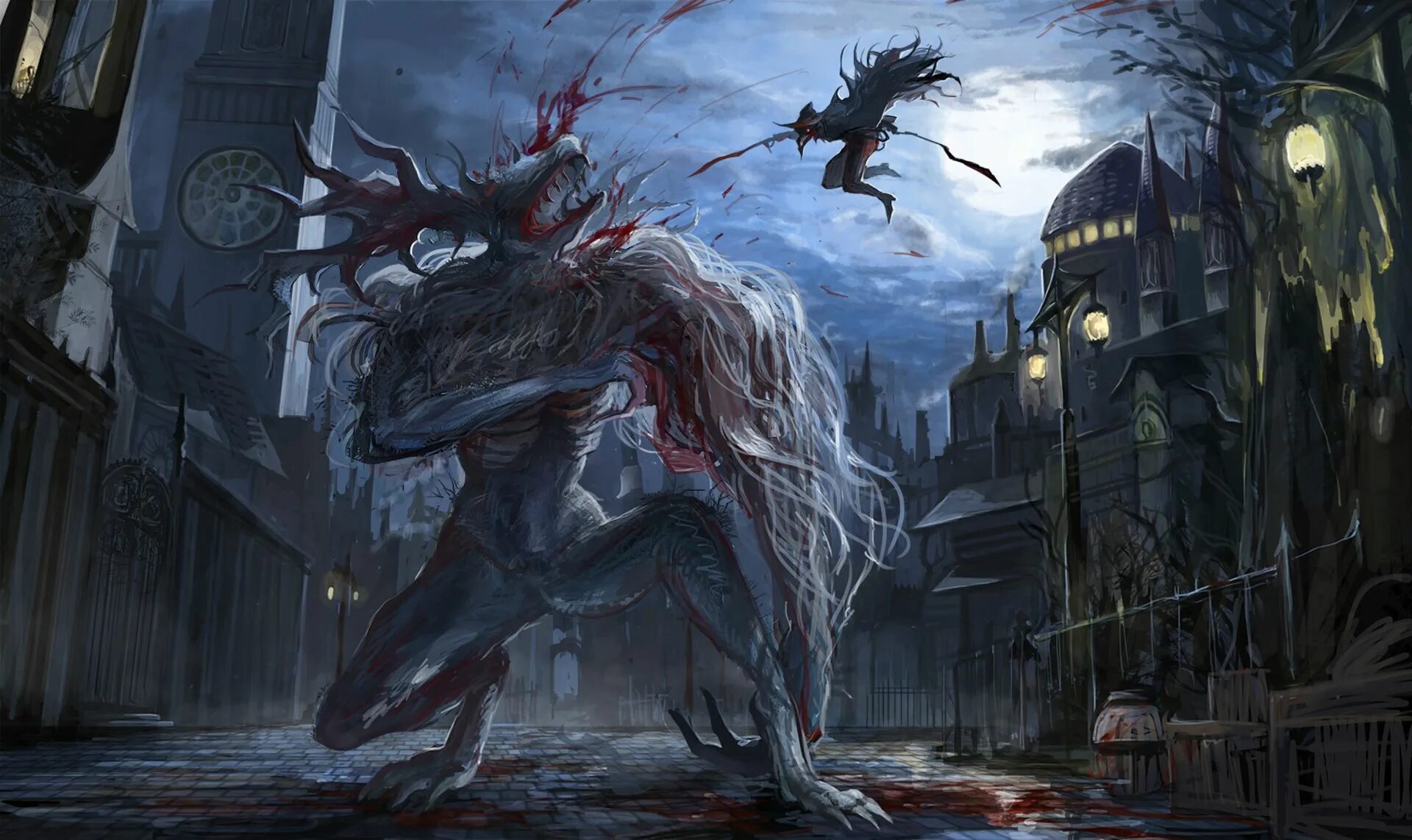 Кошмар ворона. Церковное чудовище Bloodborne. Церковное чудовище Bloodborne арт. Боссы бладборн церковное чудовище. Гилберт Bloodborne Art.