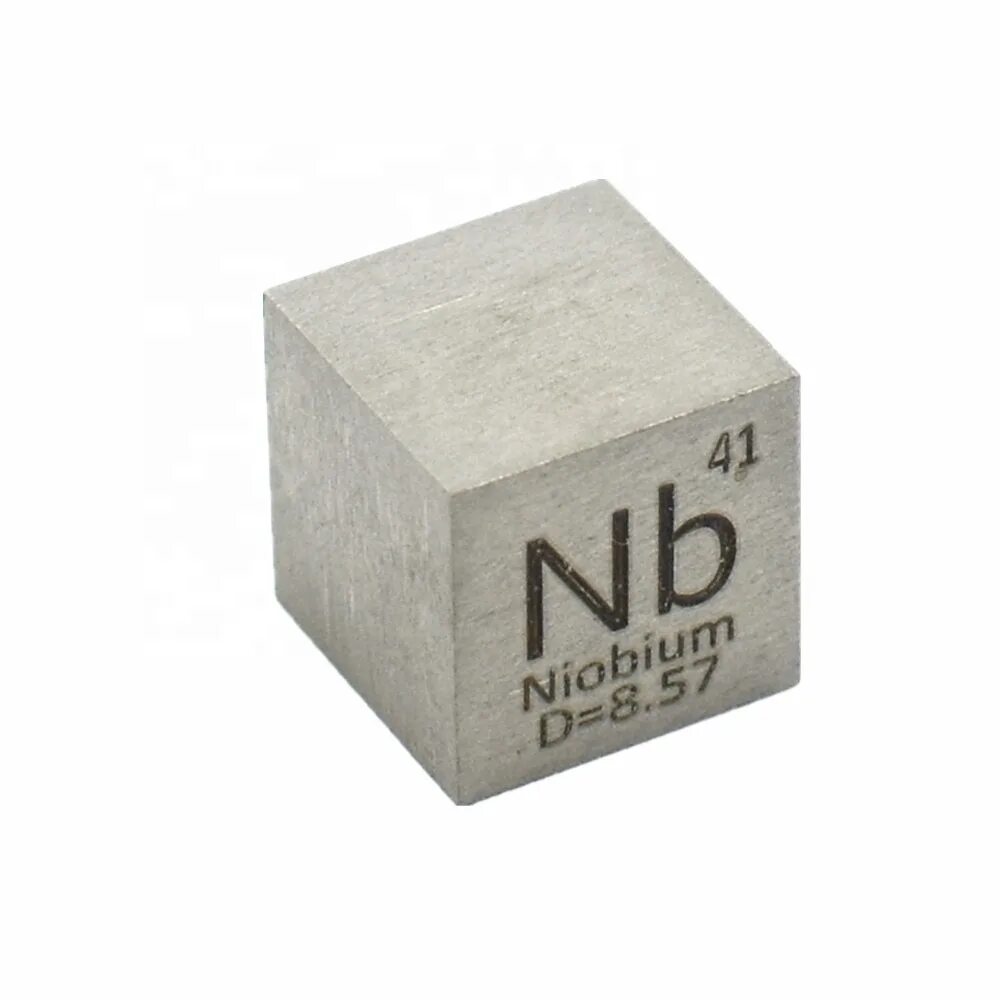 Плотный куб. NB ниобий. NB металл. NB хим элемент. Кубик из ниобия.