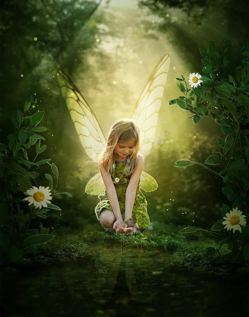 Фея природы. Little fairy. Little fairy. Фея природы. Крохотная фея.