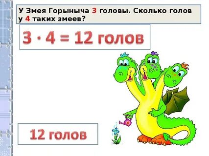 Сколько голов у змея горыныча впр 4