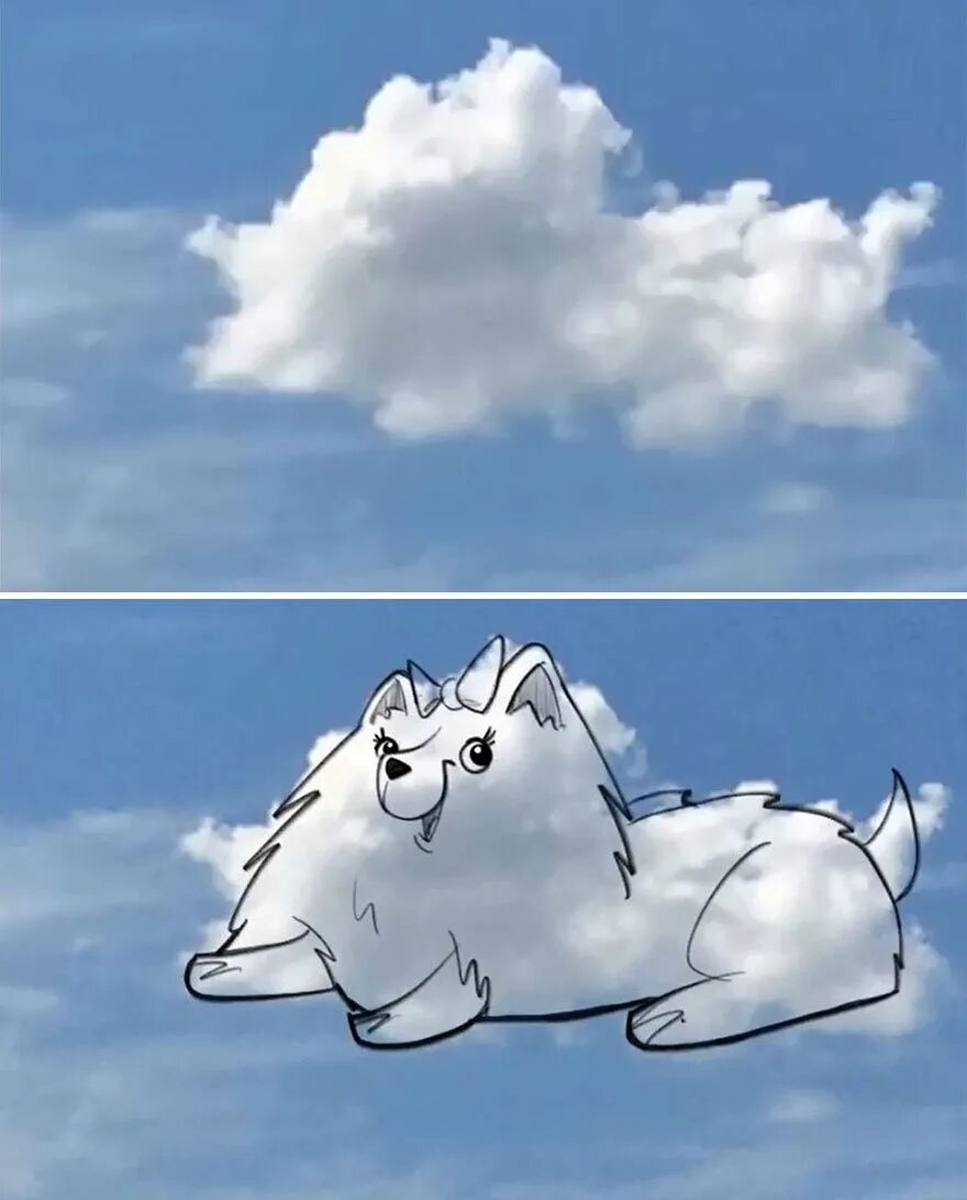 Облако в виде кота. Облака в виде животных. Облачко в виде животных. Облака рисунок.
