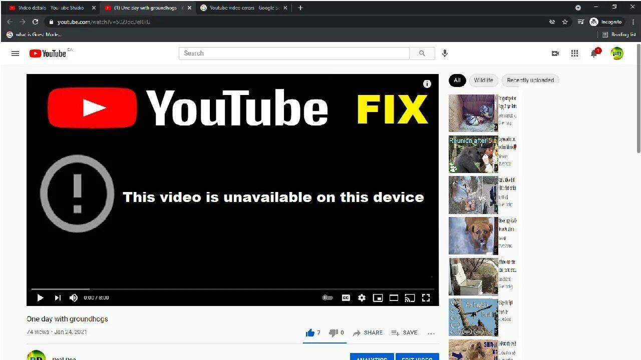 Youtube Fix. Youtube unavailable. Ошибка ютуб. Фикс ютуб проверка. Fix видео