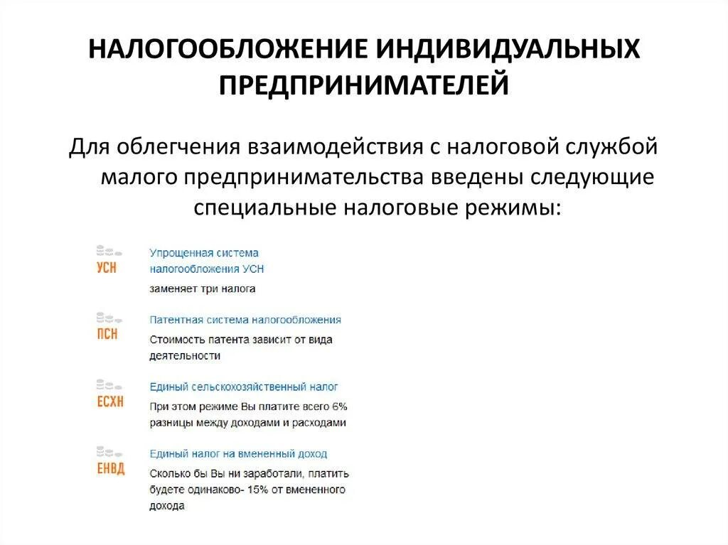 Налогообложение ип какие есть. Налогообложение индивидуальных предпринимателей. Индивидуальный предприниматель налоги. Особенности налогообложения индивидуальных предпринимателей. Индивидуальное предпринимательство (ИП).