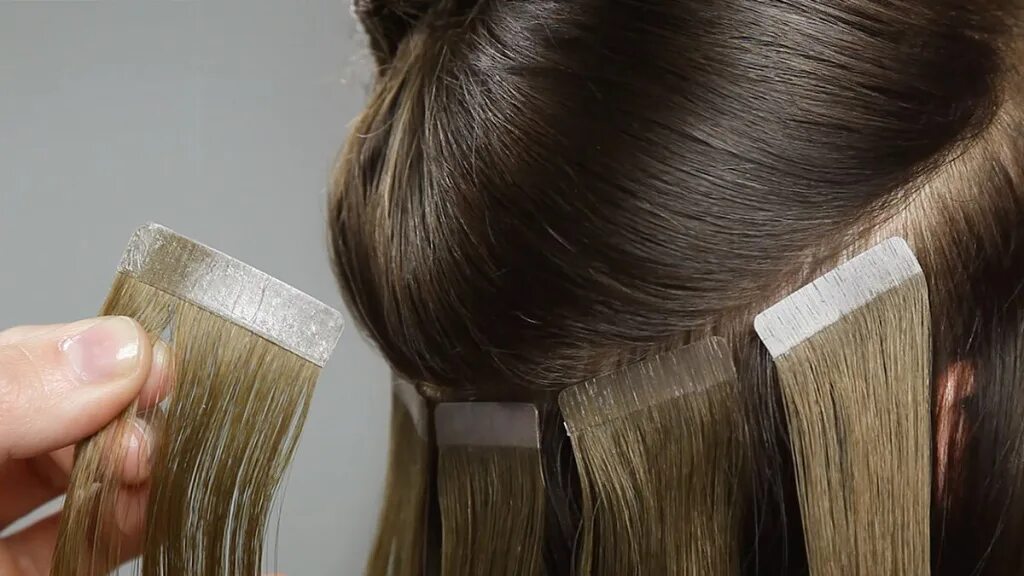 Ленточное наращивание (hair talk, Германия). Холодное ленточное наращивание волос технология. Нарощенные волосы на ленте. Наращивание на лентах.