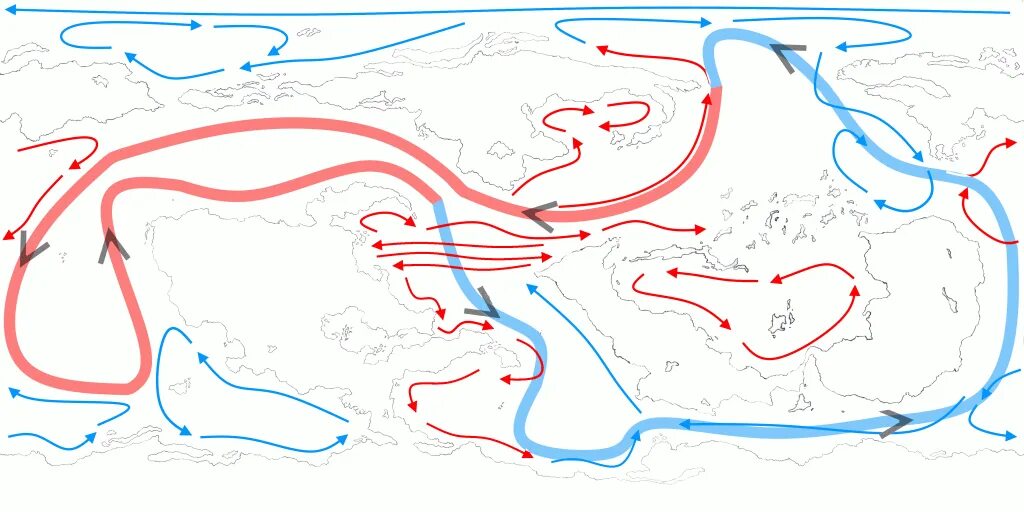 Движение теплых течений. Морские течения. Карта морских течений. Карта воздушных течений. Морские течения задание.