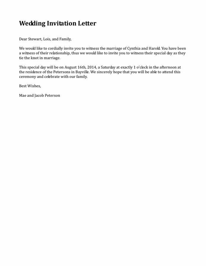 The letter of invitation. Invitation letter. invitation letter for wedding. wedding invitation letter. invitation letter example.