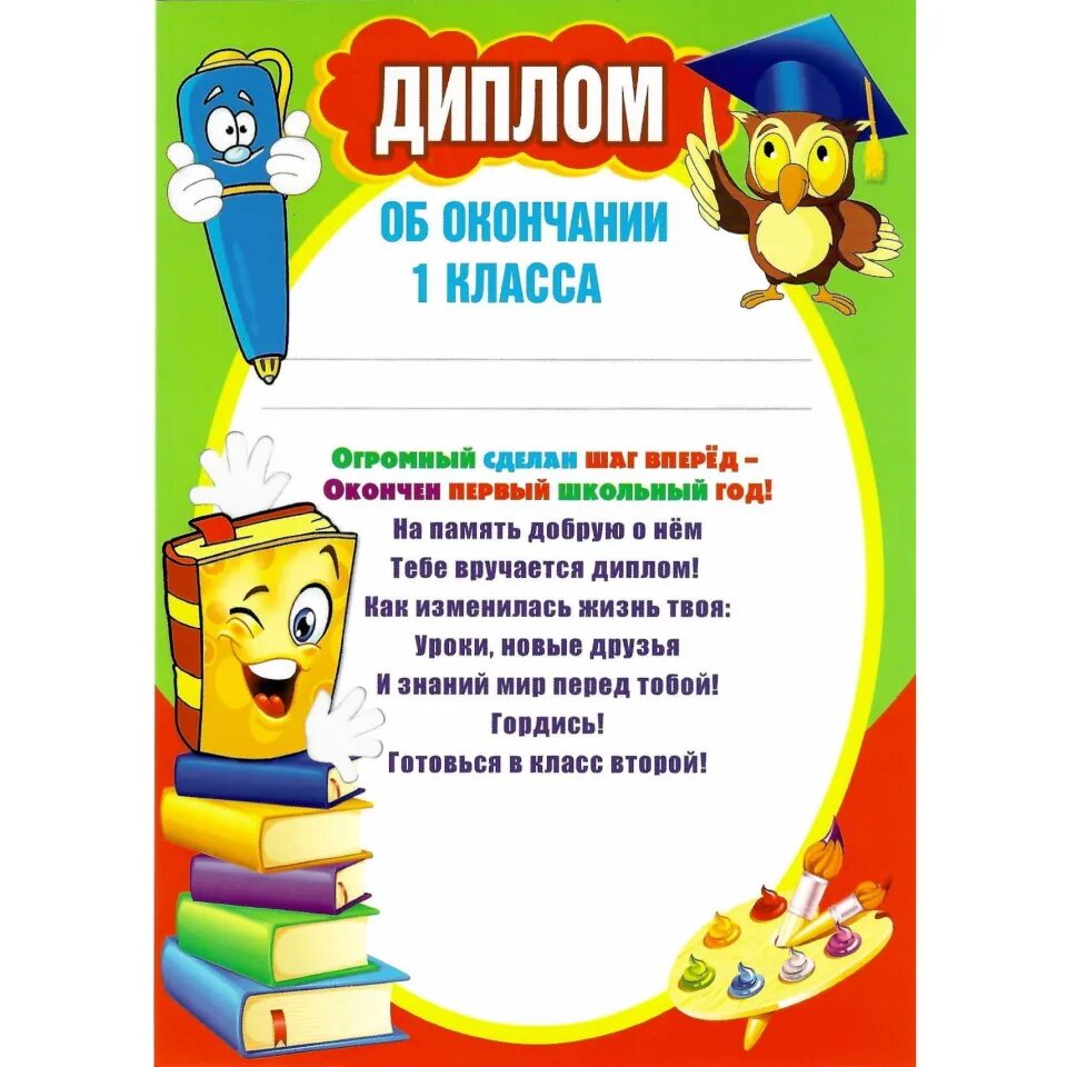 Характеристика классу на конец учебного года. Грамота об окончании первого класса. Грамота об окончании 1 класса.