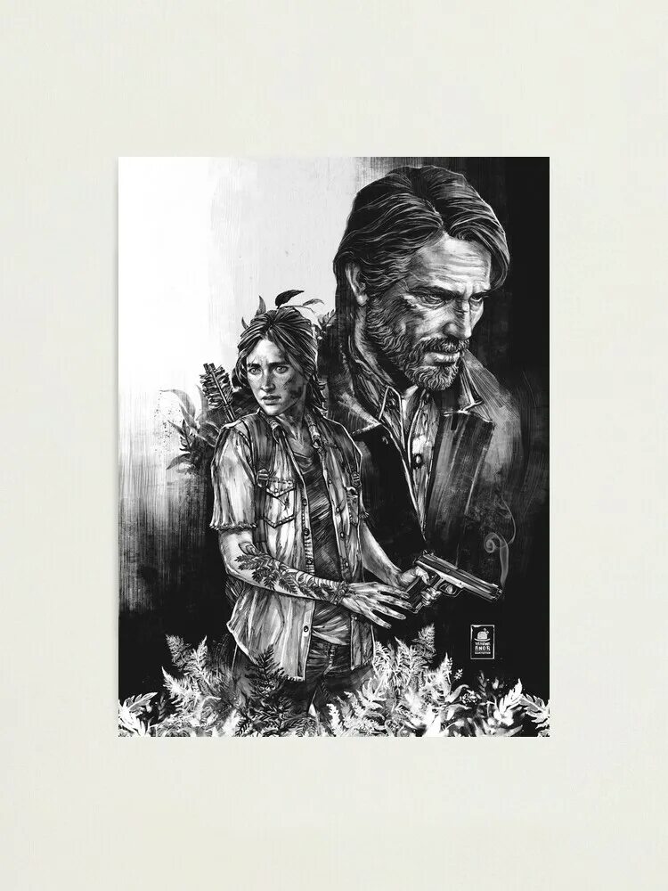 The first of us. The last of us джоэл постер.