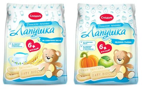 Детское печенье упаковка