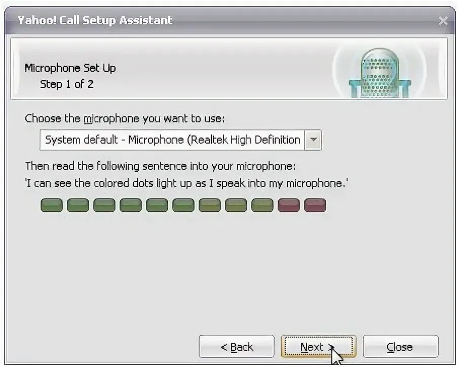 Set up calls. Set up calls