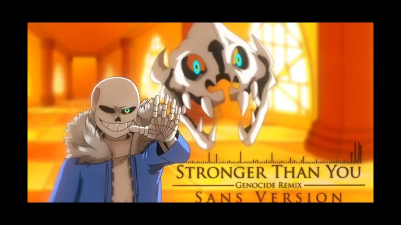 Ремикс Санс. Stronger than Sans. Stronger than you Sans. Stronger than you (Sans Version).