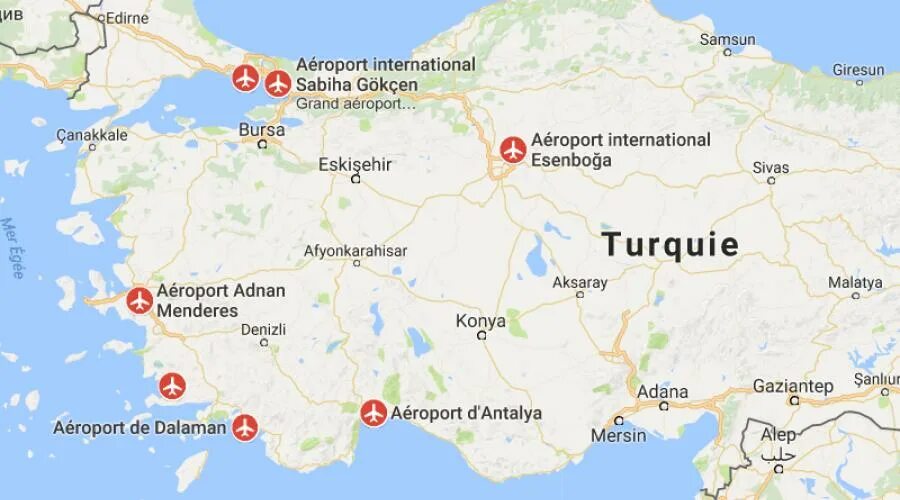 Сколько аэропортов в анталии. Карта Турции аэропорты Турции. Международные аэропорты Турции на карте. Карта Турции с городами и аэропортами. Аэропорты Турции на карте на русском языке.