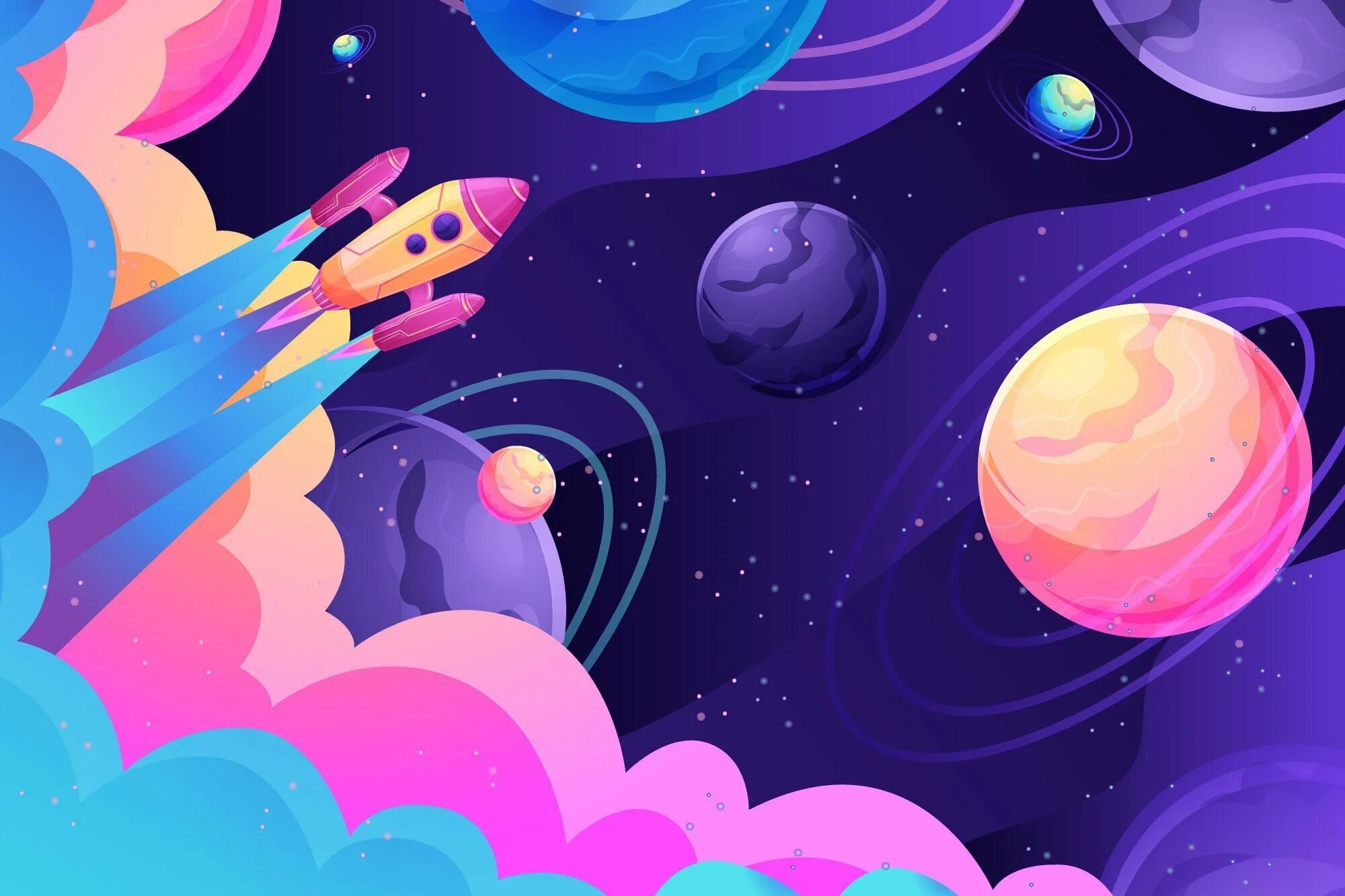Космический фон мультяшный. Космические векторные иллюстрации. Космос для детей вертикальные. Космический фон мультяшный. Космос мультяшный.