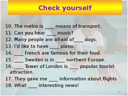 The metro is means of transport