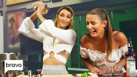 Anastasia Surmava & Aesha Scott's Bartending Tips Below Deck Med After Show Brav
