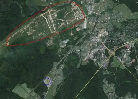 Карта алабино московская