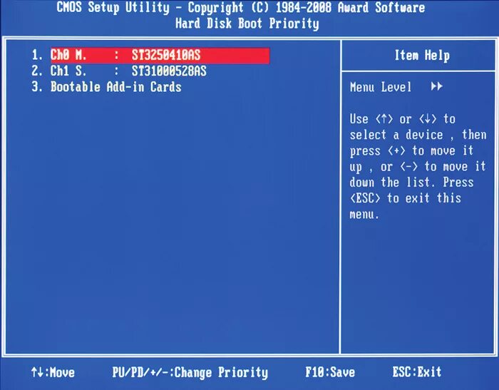 Boot priority не видит дисков. Хард диск приорити биос. старый биос boot hard disk. cmos setup utility copyright c 1984-2009. hard disk boot priority в биосе.