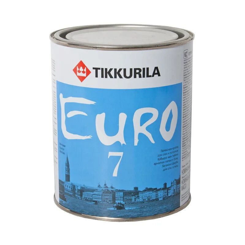 Краска Tikkurila Euro Power-7. Краска Tikkurila Euro Power 7 латексная белая 9л. Tikkurila Euro Power 7 моющаяся матовая белая. Краска Тиккурила матовая для стен. Краски калуга купить