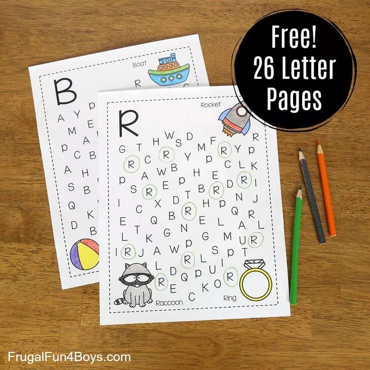 Letters search. Letters search