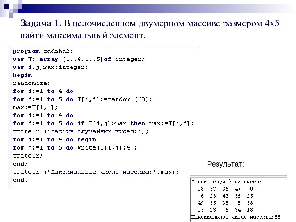 Найти максимальное в паскале. Одномерный массив на языке Паскаль. Ввод двумерного массива Паскаль. Ввод данных в массив Pascal. Pascal ABC одномерные массивы.