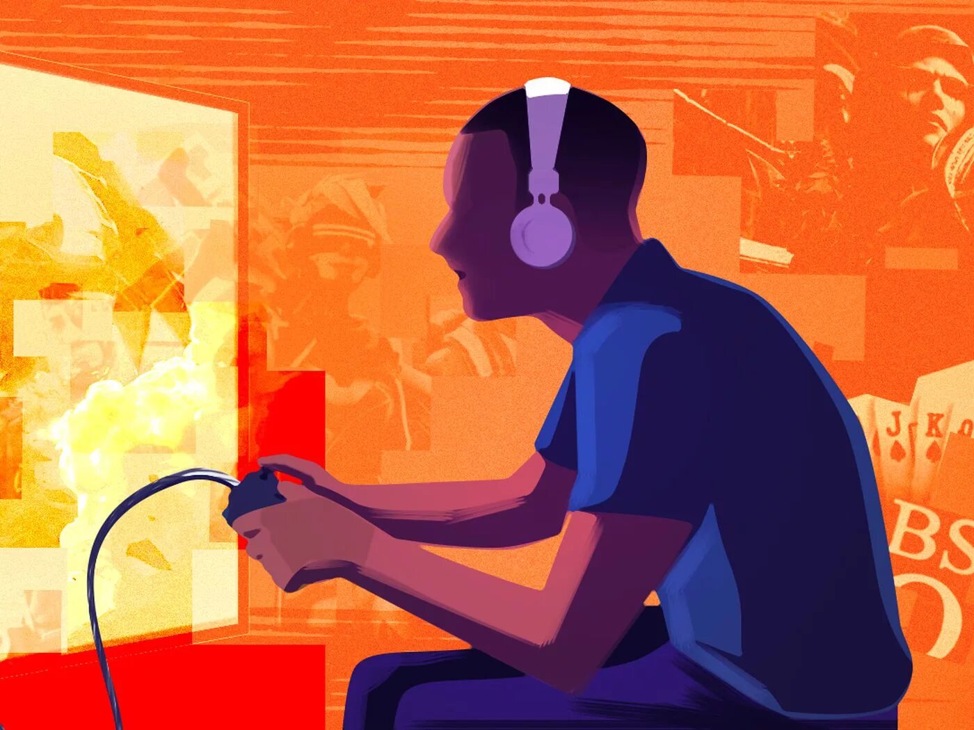 Computer games addiction