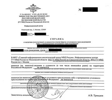 Сроки предоставления статистической отчетности о судимости