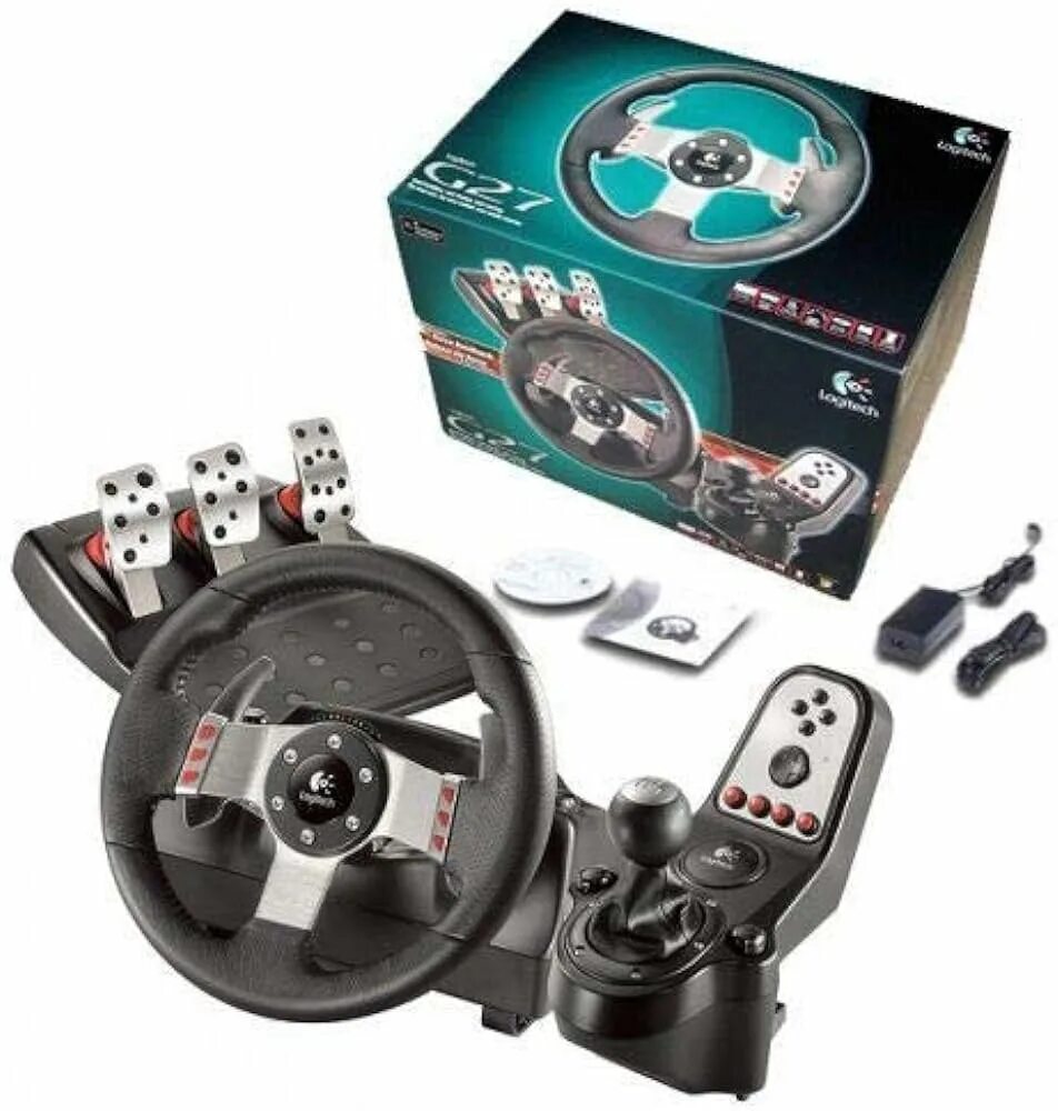 Руль для пк механическая коробка. Руль logitech g27. logitech g27 racing wheel. игровой руль logitech g27. руль для пк логитек g27.