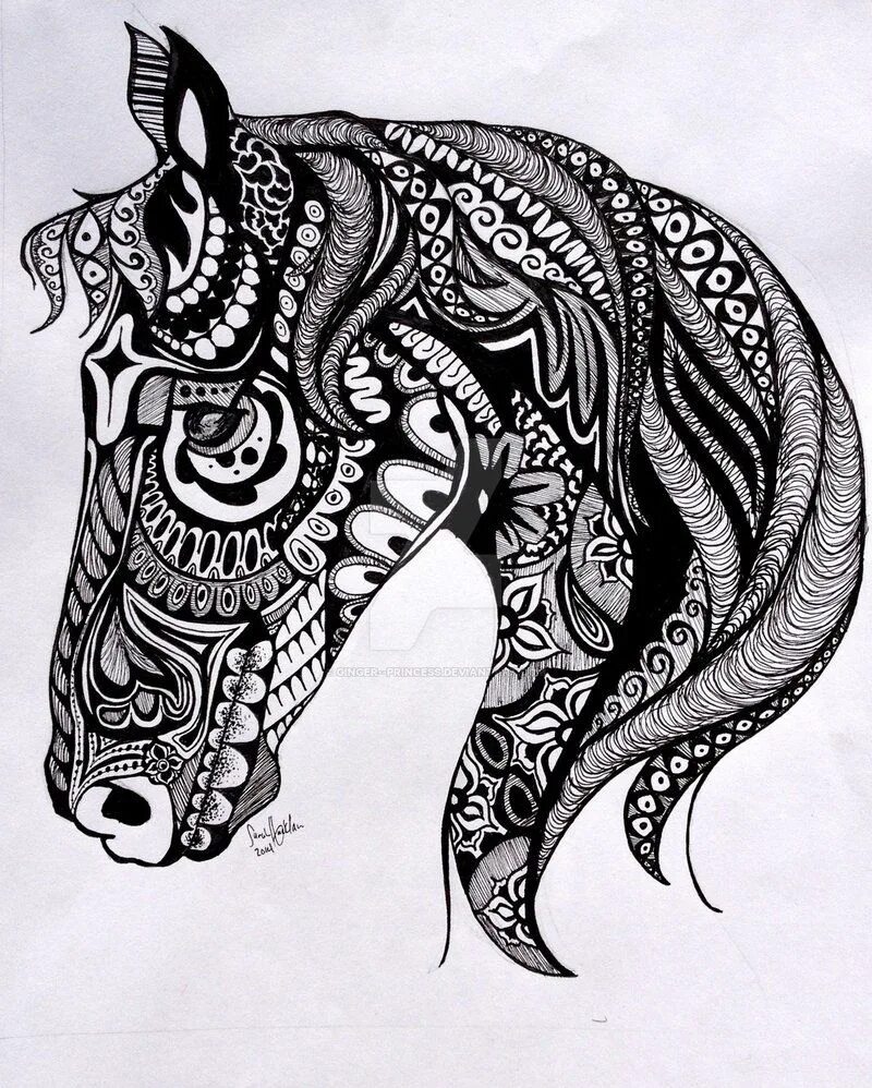 Животное графика рисунок. Зентангл лошадь. Стилизация. Животные стилизация. Стилизованное изображение животных.