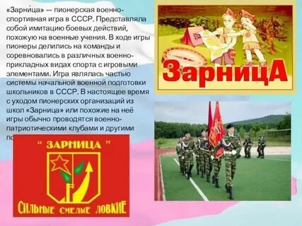 Зарница описание