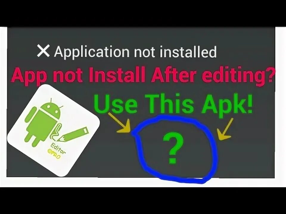 App not installed