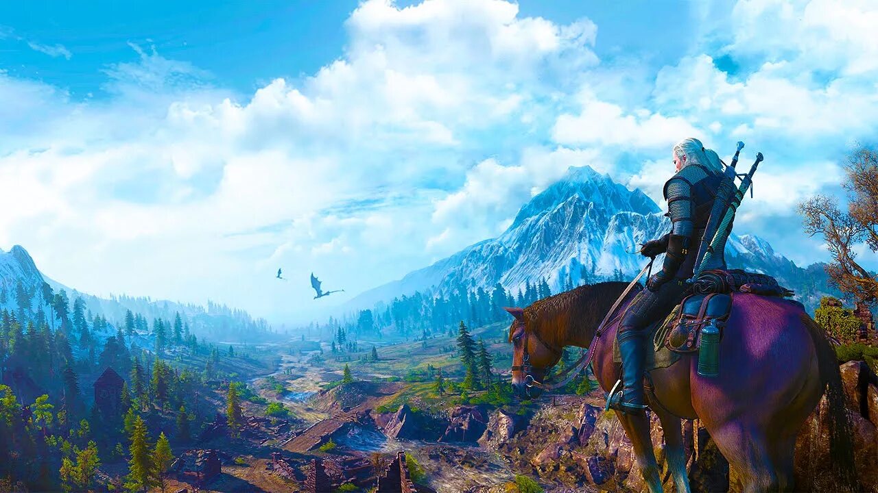 Open world stick. Witcher 3. The Witcher 3 Wild Hunt. Ведьмак 3 пейзажи. Ведьмак 3 природа.