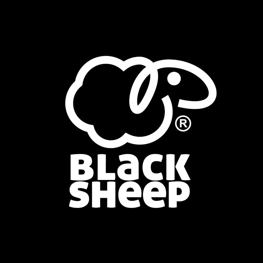 Deep sheep studio. Sheep лого. black sheep logo. black sheep marketing. black sheep style.