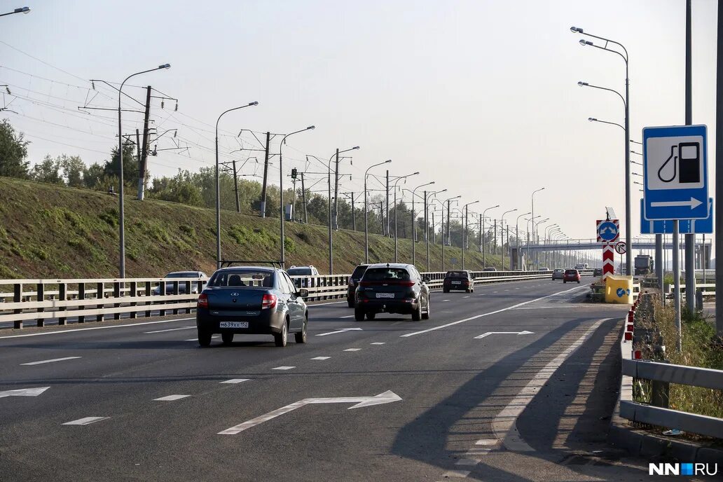 Движение по борскому мосту в нижнем новгороде