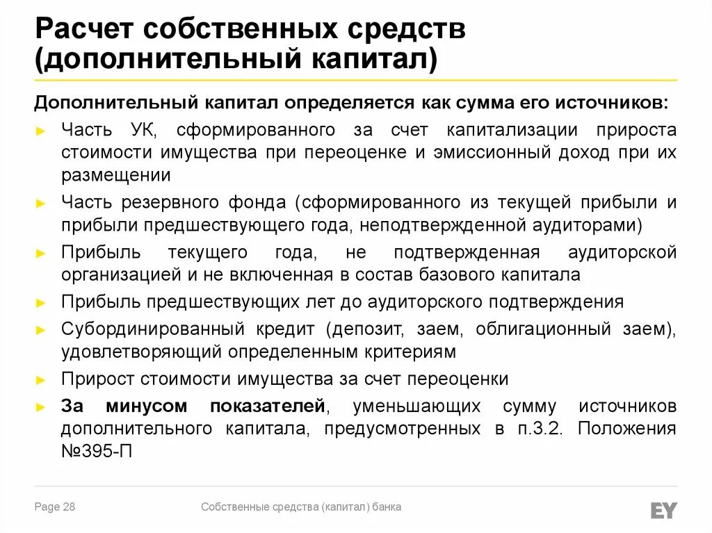 Собственные средства это собственный капитал. Рассчитать собственный капитал. Расчет капитала банка. Расчет собственного капитала банка. Источники дополнительного капитала банка.