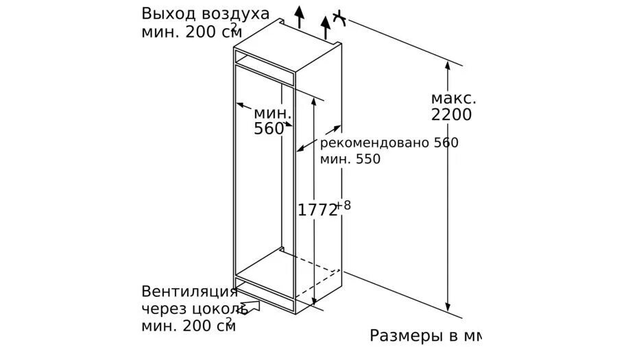 Духовой шкаф Wolf ICBSO30/2G/B схема встраивания, просмотр и скачивание на Хаусд