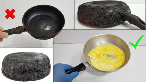 Чем отмыть сковороду от жира и нагара