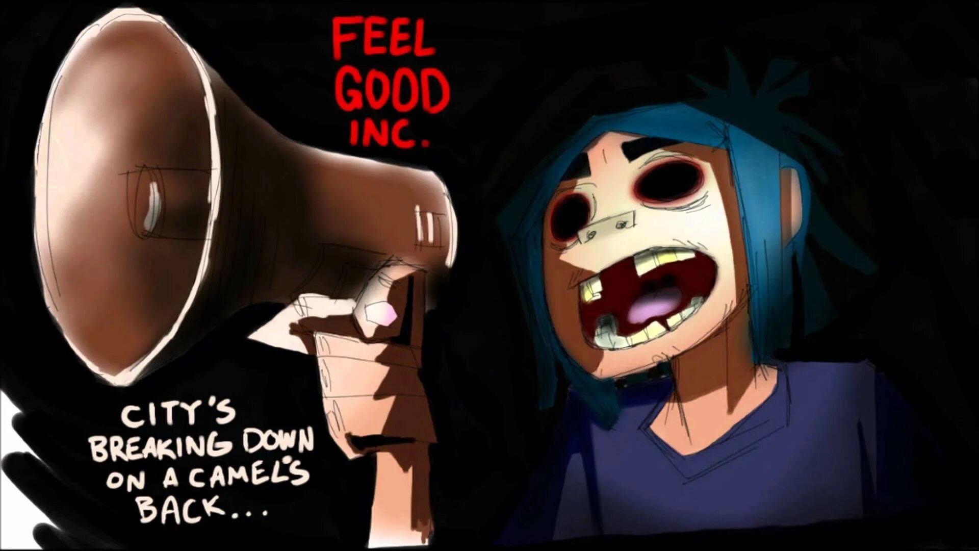 Sound good feels good. Гориллаз Фил Гуд Инк. Горилас фф. Gorillaz good Inc. Gorillaz feel good Inc 2005.